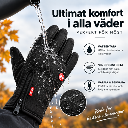 Vattentäta handskar med touchscreen funktion